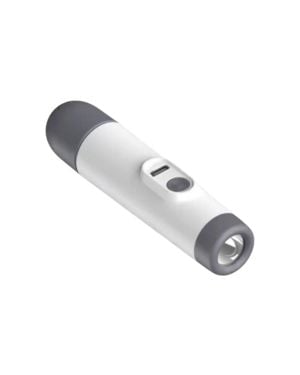 Fuzo RayLax Rechargeable Torch with Massager-500mAh- White