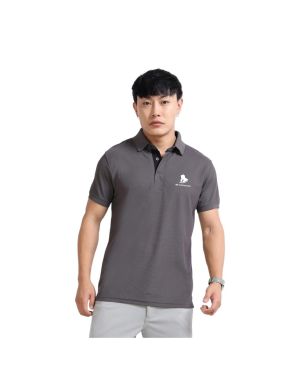 Greys&Blues AeroPiq Polo Tshirt- Dark Grey